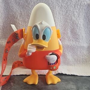2023 Donald Duck Cand Corn Sipper W/ Straw & Lanyard